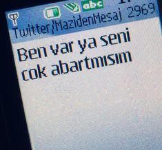 a computer screen with the words ben var ya sei ok abramismm on it