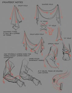 the instructions for how to tie a scarf