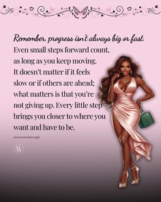 Keep moving forward, no matter how slow it feels. You’re making progress, and that’s what matters. ✨💗 Boss Lady Quotes, Small Steps, Keep Moving Forward, Truth Quotes, Keep Moving, Manifestation Quotes, Self Love Quotes, Empowering Quotes, My Story