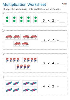 the worksheet for addition and subtraction with numbers to 10, including two cars