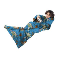 Toy Story Star Defenders Comfy Throw The Blanket with Sleeves Youth - One Size Fits Most All (approximately 48x48) Officially Licensed Super Soft Fleece (100% Polyester) Machine Washable Blanket With Sleeves, Woody And Buzz, Buzz Lightyear, Toy Story, Blankets & Throws, Throw Blanket, Toys, Stars, Color