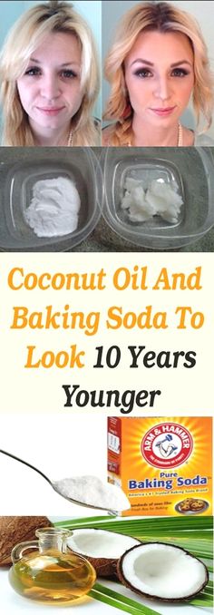 This Is How To Use Coconut Oil And Baking Soda To Look 10 Years Younger  😙 Excellent #coconutoil #oil #bakingsoda #younger #healthy Diy Skin Remedies, Coconut Oil And Baking Soda, Natural Facial Cleanser, Skin Care Masks, Oil For Skin, Baking Soda Shampoo, Coconut Oil For Skin, Health Tips For Women