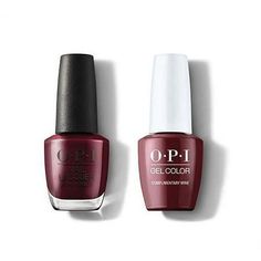 OPI Gel & Lacquer Combo [Complimentary Wine MI12] MUSE of MILAN 2020 COLLECTION * BEAUTY TALK LA * Color: Red. Long Lasting Manicure, Opi Collections, Mode Purple, 2019 Nails, Opi Gel Nails, Valley Girls, Opi Nail Lacquer, Gel Lacquer, Opi Nails