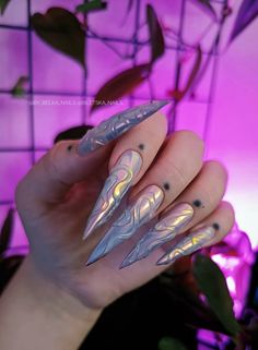 Pro Nails, Uñas Ideas, Nail Techniques, Edgy Nails, Glow Nails, Nail Ring, Manicures Designs, Nail Art Inspiration, 3d Nails