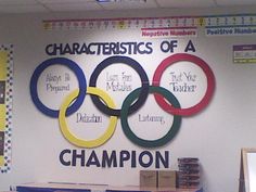 a wall with the olympic rings painted on it