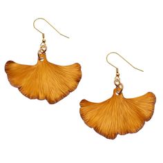 🍁 Celebrate 10 years of love with these stunning Ginkgo Leaf earrings! 🧡 Made of lightweight anodized aluminum, they're perfect for a boho chic look. 💫 These dangle drop earrings make a bold statement and are the perfect gift for her. 💍 Get them now for only $40.00! #10thanniversary #ginkgoleaf #orangeearrings #bohochic #d 10th Wedding Anniversary Gift, Aluminum Earrings, 10th Anniversary Gifts, 10th Wedding Anniversary, Aluminum Jewelry, Ginkgo Leaf, Statement Drop Earrings, Vermeil Jewelry, Gold Filled Earrings