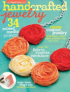 the cover of handcrafted jewelry magazine