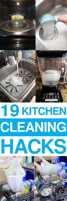 nine kitchen cleaning hacks that are easy to do