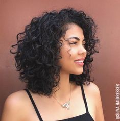 Long Curly Bob, Curly Lob, Black Wavy Hair