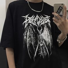 Size Chart Size (cm) Bust Tops Outwear Length M 106 65 L 110 67 XL 114 69 2XL 118 71 Description ProductNo:SP2202143Q8A Materials: Polyester Feature:*The author of this t-shirt has loved the world of demons since he was a child.*The author met a lot of friends who like demons and made his girlfriend since then.*Later he designed this demon element gothic short T-shirt and gave it to his girlfriend. Machine washable:30C (86F) Suitable for men and women Shipping Orders over $69 for free shipping. Black Demon, Mens Running Pants, Summer Pajama Set, Clothes Plus Size, Denim Shirt With Jeans, Comfortable Pajamas, Y2k Tops, Mens Pajamas Set, Denim Shirt Men