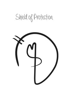 the logo for shield of protection, which is designed to look like a cat's head