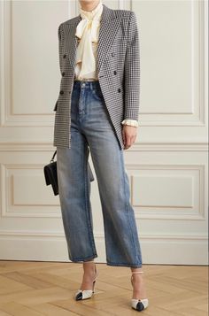 Looks Jeans, Paris Mode, Chic Aesthetic, Office Attire, Looks Chic, Mode Inspiration, Office Outfits