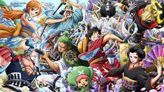 an image of many anime characters