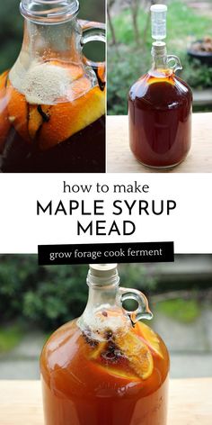 how to make maple syrup mead - grow for cool ferment and use it in many different ways