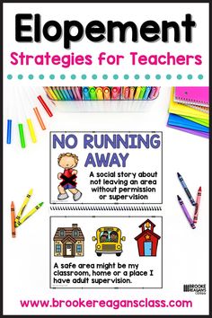 Classroom elopement or when students run away is a huge behavior challenge for teachers and support staff. Use these social stories, activities and visuals to support elopement and teach replacement behaviors to children to decrese eloping and support positive behavior intervention. Behavior Support Classroom, Garage Loft Ideas, Replacement Behaviors, Free Social Stories, Special Education Classroom Setup, Positive Behavior Intervention, Token Boards, Behavior Intervention Plan, Positive Behavior Support