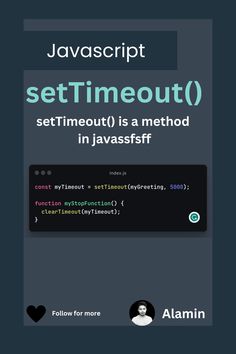 javascript, settimeout, settimeoutmethod, web development, web design, website Learn Computer Coding