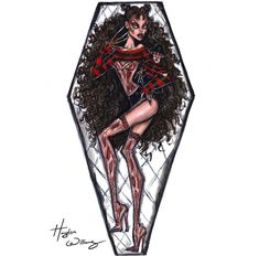 Hayden Williams Halloween, Freddie Krueger, Freddy Krueger Costume, Costume Drawing, Drag Queen Outfits, Fashion Dream Job, Bratz Inspired Outfits, A Nightmare On Elm Street