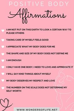 Positive Body Image Quotes, Body Image Quotes, Positive Affirmation Quotes, Positive Daily Affirmations, Quotes Empowering, Body Positive Quotes, Positive Body Image, Daily Positive Affirmations, Self Love Affirmations