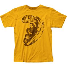 Velvet Underground Vu Says Throwback Retro Rock N Roll Concert Short Sleeve Tee Shirt. Adult Size Shirt Made From 100% Pre-Shrunk Medium Weight Cotton. Every Item We Sell Is Original Brand New. If An Item Is Designated As "Distressed", The Design Contains Intentional Skips And Voids Which Give The Item A Worn-In Or Vintage Look. These Are Part Of The Actual Design And Do Not Reflect Poor Printing. Andy Warhol Banana, The Velvet Underground, The Velvet, Band Shirts, Jersey Tee, Cotton Tee, Shirts Tops, Mens T, Shirt Designs