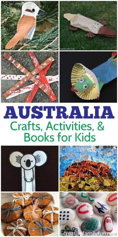 australia crafts activities and books for kids