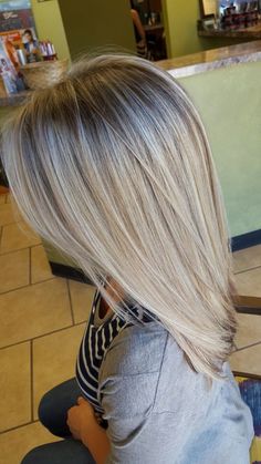 Icy blonde highlights with light brown low lights Highlights Low Lights, Dimensional Blonde Hair, Icy Blonde Highlights, Shoulder Length Blonde, Hair Highlights And Lowlights, Dimensional Blonde, Highlights And Lowlights, Icy Blonde, Blonde Hair With Highlights