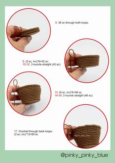 instructions on how to crochet a basket