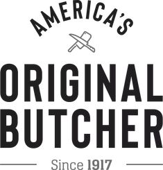 the logo for america's original butcher