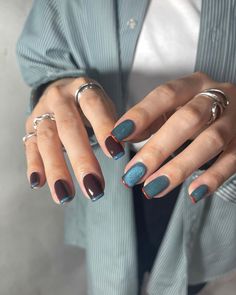 September Nails, October Nails, Smink Inspiration, Classy Acrylic Nails, Makijaż Smokey Eye, Thanksgiving Nails