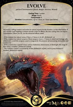 a card with an image of a dragon on it's face and its mouth open