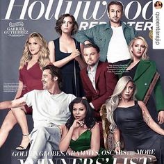 the hollywood reporter magazine cover featuring actors