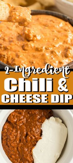 chili and cheese dip is an easy appetizer to make for the holiday season