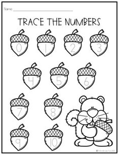 a printable worksheet for numbers to practice counting