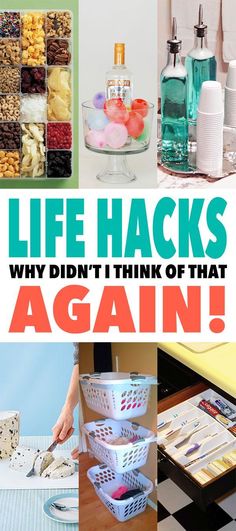 the cover of life hacks why don't i think of that again?