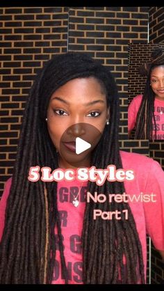 2,091 likes, 101 comments - latonyatropicana on December 19, 2021: "5 quick & easy loc styles *no retwist* 🤎 Tutorial on my YouTube channel: LatonyaTropicana 🏝️🫶🏾 . . . . #blackgirl #blackgirlmagic #melanin #blackwomen #naturalhair #blackgirls #melaninpoppin #longlocs #blackgirlsrock #hair #locs #loclivin #locjourney #locnation #twostrandtwist #locd #locqueen #blackisbeautiful #blackbeauty #blackbloggers #melaninmagic #africa #caribbeangirl #hairreels #womenwithlocs #islandgirl #bl6ckgirls Locs Without Retwist, Styling Locs Without Retwisting, How To Do A Loc Retwist, No Retwist Loc Styles For Women, Loc Styles No Retwist, First Loc Retwist, No Retwist Loc Styles, Reattached Locs, Black Bloggers