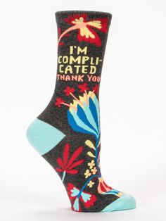 Floral Socks, Trouser Socks