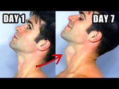 a man's neck is shown with the words day 1 and day 7 on it