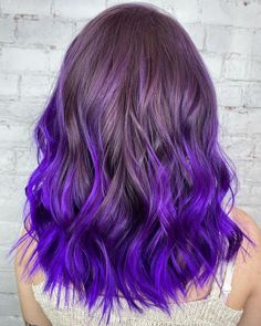 Purple Hair With Brown Roots, Under Hair Dye Purple, Hair With Purple Tips, Purple Halo Hair, Dark Minimalist Aesthetic, Dark Minimalist, Purple Ombre Hair, Dark Purple Hair