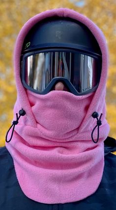 Elastic drawstring for cinching hood around face. Face covering and hood can be lowered/ raised separately. Made from the highest quality anti pill fleece Ski Hood Pattern, Hood Balaclava, Ski Hood, Ski Balaclava, Fleece Balaclava, Helmet Hood, Hood Pattern, Aesthetic Outfits Men, Helmet Covers