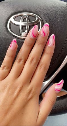 Oval Acrylic Nails, Unghie Nail Art, Broken Nails, French Tip Acrylic Nails, Simple Acrylic Nails, Almond Acrylic Nails, Nails Almond