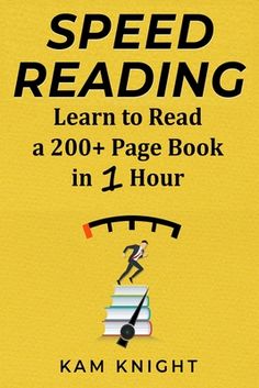 #1 Speed Reading Book for 4 Straight YearsThis has become the go to book for students, teachers, educators, professionals, and home-school parents & children, to rapidly improve their reading.It offers simple tips to not only accelerate reading speed, but also understanding and memory.Unlike other books that merely teach you to skim & scan, this book taps into your brain and eyes' amazing power to naturally read more words, in a shorter time.In fact, this isn't your average speed reading book.It Speed Reading, Reading Habits, Top Books, Study Skills, Psychology Books, More Words, E Books, Inspirational Books, Learn To Read