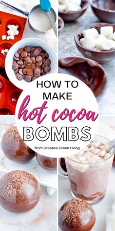 Diy Hot Cocoa, Chocolate Melting Wafers, Hot Chocolate Gifts, Bombe Recipe, Christmas Hot Chocolate, Homemade Hot Chocolate, Hot Chocolate Bars, Chocolate Bomb