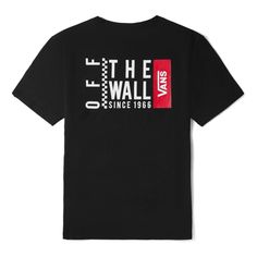 Vans T Men's Black T-shirt Vans Logo, Black T Shirts, Men's Vans, Alphabet Print, Mens Vans, Stylish Sneakers, Black Tshirt, Perfect Pair, Tommy Hilfiger