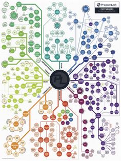 a tree with many different types of trees