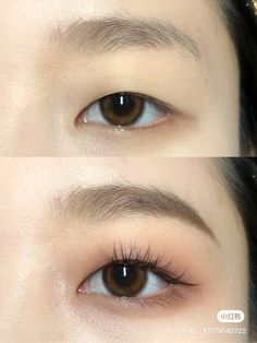 Eyeshadow On Monolids, Wideset Eyes Makeup, Monolid Hooded Eye Makeup, Monolid Eyeshadow Looks, Monolid Makeup Korean, Hooded Monolid Eye Makeup, Eye Makeup For Monolid Eyes, Mono Lid Eye Makeup, Monolid Lashes