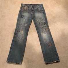 The Details On These Jeans Are Amazingly Embroidered. So Exquisite!! Low Rise. Extremely Flattering To Your Curves. Made In Italy!! Miss Sixty Jeans, Miss Sixty, Low Rise Jeans, Jeans Color, Colored Jeans, Jeans And Boots, Boot Cut, Low Rise, Women Jeans