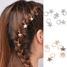 braid hair ornament Brand Name: LNRRABCMaterial: AcetateGender: WomenDepartment Name: AdultItem Type: HeadwearStyle: FashionPattern Type: SolidModel Number: Headwear Hip Hop Hair, Twist Braid Hair, Braid Accessories, Colour Set, Twist Braid, Diy Braids, Small Braids, Twist Braid Hairstyles, Star Hair