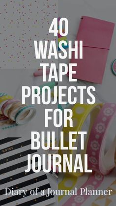 amazing washi tape projects to try on your bujo Washi Tape Ideas For School Notes, Wasabi Tape Ideas, Bujo Collections, Perpetual Planner, Bullet Journal Banners, Bullet Journal Calendrier, Wash Tape, Bu Jo, Washi Tape Projects