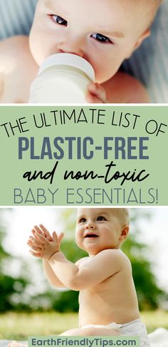 the ultimate list of plastic - free and non - toxic baby essentials for babies