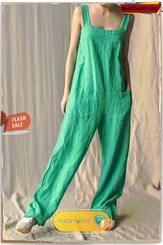 Square Neck Pockets Dungarees Jumpsuits Green Cotton Overalls, Casual Green Solid Color Overalls, Solid Cotton Jumpsuits And Rompers With Pockets, Cotton Jumpsuits And Rompers With Pockets, Casual Green Cotton Jumpsuits And Rompers, Casual Green Solid Color Jumpsuits And Rompers, Casual Green Relaxed Fit Jumpsuits And Rompers, Green Casual Cotton Overalls, Casual Green Cotton Overalls