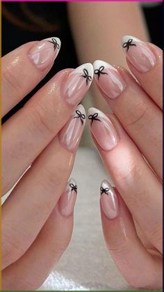 White Nail Ideas, Concert Nails, Bow Nail, Colourful Nails, Ballet Nails, Girly Acrylic